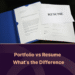 portfolio vs resume
