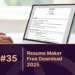 resume maker free download