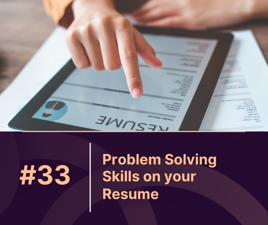 How to Effectively Showcase Problem Solving Skills on Your Resume