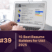 Best Resume Builders for UAE