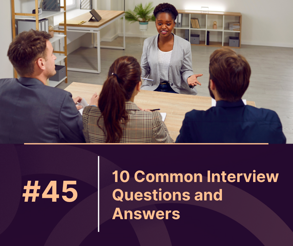 Top 10 Common Job Interview Questions and Answers