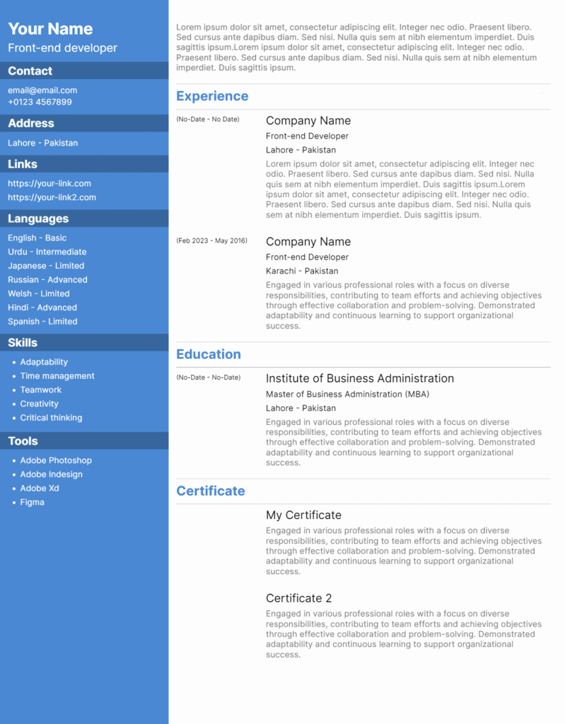best online resume builders