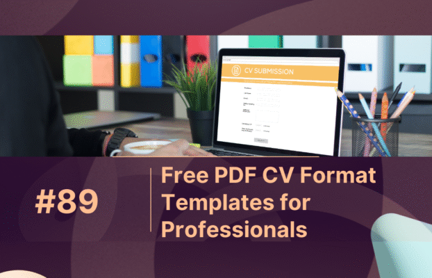 Free PDF CV Format Templates for Professionals
